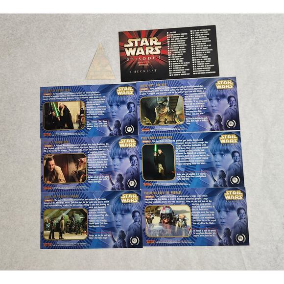 Topps Star Wars Episode 1 Widevision Series 1 Trading Cards Lot Of 27 1999 NM - Picture 4 of 4